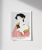 Çerçevesiz Poster Goyo Hashiguchi-Pudra Süren Kadın thumbnail 7