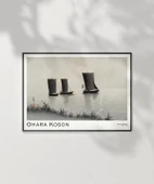Çerçevesiz Poster Ohara Koson Balıkçı Teknesi thumbnail 2