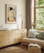 Çerçevesiz Poster Hashiguchi Goyo Banyodan Sonra Kadın thumbnail 4