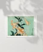 Çerçevesiz Poster Hokusai Zambaklar thumbnail 6