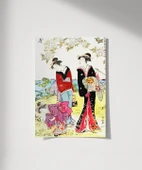 Çerçevesiz Poster Hanami Yürüyüşü thumbnail 1