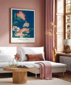 Çerçevesiz Poster Hokusai Şakayık ve Kanarya thumbnail 3