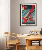 Çerçevesiz Poster Hokusai Saito No Oniwakamaru thumbnail 5