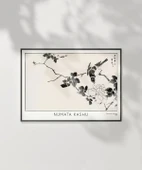 Çerçevesiz Poster Numata Kashu Kızılgerdan ve Gül thumbnail 2