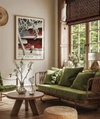 Çerçevesiz Poster Hasui Kawase Shiba'daki Het Zojo Heiligdom thumbnail 4