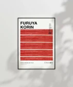 Çerçevesiz Poster Fruya Korin-Vintage Japon Deseni Baskı No 3 thumbnail 3