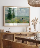 Çerçevesiz Poster Claude Monet Poppy Fields Near Argenteuil thumbnail 4