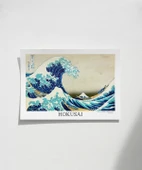 Çerçevesiz Poster Hokusai Kanagawa Açıklarında Büyük Dalga thumbnail 1
