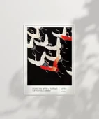 Çerçevesiz Poster Uçan Turnalar thumbnail 5