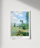 Çerçevesiz Poster Claude Monet Vétheuil - 1