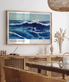 Çerçevesiz Poster Uehara Konen Okyanus Dalgaları thumbnail 5