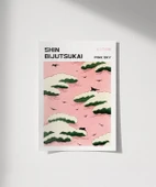 Çerçevesiz Poster Shin Bijutsukai Pembe Gökyüzü thumbnail 1