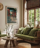 Çerçevesiz Poster Kawase Hasui Meguro Fudo Tapınağı thumbnail 5