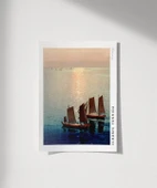 Çerçevesiz Poster Hiroshi Yoshida Işıltılı Deniz thumbnail 1