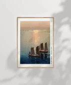 Çerçevesiz Poster Hiroshi Yoshida Işıltılı Deniz thumbnail 2