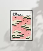 Çerçevesiz Poster Shin Bijutsukai Pembe Gökyüzü thumbnail 2