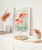 Çerçevesiz Poster Ohara Koson İki Japon Balığı thumbnail 4