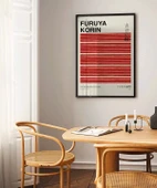 Çerçevesiz Poster Fruya Korin-Vintage Japon Deseni Baskı No 3 thumbnail 6