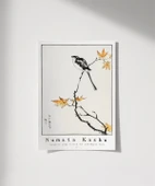 Çerçevesiz Poster Numata Kashu Japon Uzun Kuyruklu Baştankara ve Akçaağaç thumbnail 1