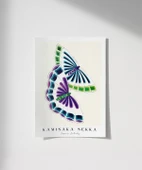 Çerçevesiz Poster Kamisaka Sekka İki Japon Kelebeği thumbnail 1