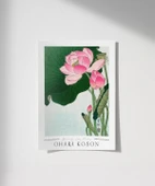 Çerçevesiz Poster Ohara Koson Çiçek Açan Lotus - 1