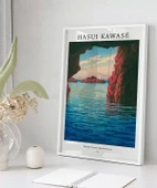 Çerçevesiz Poster Hasui Kawase-Kojaku Mağarası Oga Yarımadası thumbnail 6