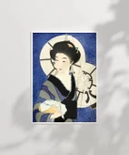 Çerçevesiz Poster Zarafetin Yansıması thumbnail 6