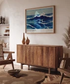 Çerçevesiz Poster Uehara Konen Okyanus Dalgaları thumbnail 4