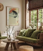 Çerçevesiz Poster Bijutsu Sekai İki Koi thumbnail 4