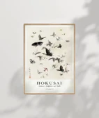 Çerçevesiz Poster Hokusai Hokusai'nin Kelebekleri ve Güveleri thumbnail 2