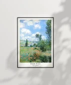 Çerçevesiz Poster Claude Monet Vétheuil - 2