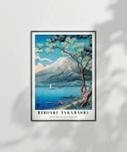 Çerçevesiz Poster Hiroaki Takahashi Yamanaka Gölü'nden Fuji Dağı thumbnail 3