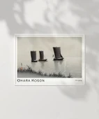 Çerçevesiz Poster Ohara Koson Balıkçı Teknesi thumbnail 6