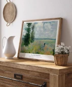 Çerçevesiz Poster Claude Monet Poppy Fields Near Argenteuil thumbnail 5