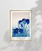 Çerçevesiz Poster Ohara Koson İris Çiçekleri thumbnail 7