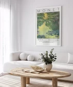 Çerçevesiz Poster Claude Monet Zambaklar thumbnail 4