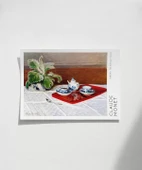 Çerçevesiz Poster Claude Monet Çay Servisi (1) thumbnail 1