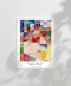 Çerçevesiz Poster Paul Klee Hammamet Motifi thumbnail 6