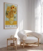 Çerçevesiz Poster Vincent Van Gogh On İki Ayçiçekli Vazo thumbnail 3