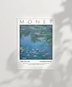 Çerçevesiz Poster Claude Monet Zambaklar (2) thumbnail 6
