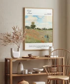 Çerçevesiz Poster Claude Monet Gelincik Tarlası thumbnail 3