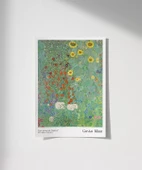 Çerçevesiz Poster Gustav Klimt Ayçiçekli Çiftlik Bahçesi 2 thumbnail 1