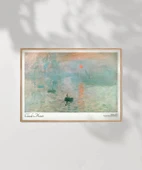 Çerçevesiz Poster Claude Monet Gündoğumu thumbnail 7
