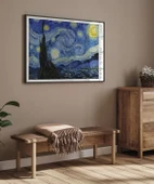 Çerçevesiz Poster Vincent Van Gogh Yıldızlı Geceler thumbnail 3