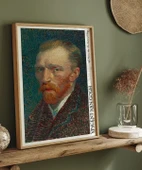 Çerçevesiz Poster Vincent Van Gogh Kişisel Portre thumbnail 4