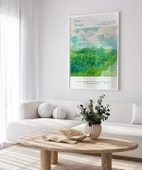 Çerçevesiz Poster Vincent Van Gogh Yeşil Buğday Tarlası thumbnail 3