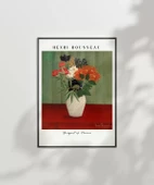 Çerçevesiz Poster Henri Rousseau Çiçek Buketi thumbnail 2