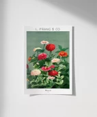 Çerçevesiz Poster L. Prang Çiçekler thumbnail 1