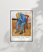 Çerçevesiz Poster Vincent Van Gogh Üzgün Yaşlı Adam thumbnail 2