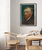 Çerçevesiz Poster Vincent Van Gogh Kişisel Portre thumbnail 3